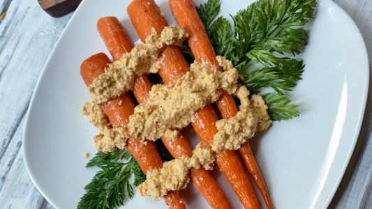 Roasted Carrots with Creamy Sauce