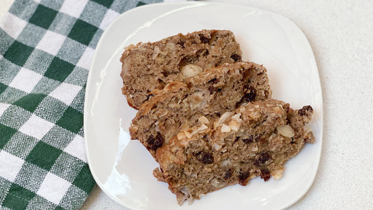 Macadamia Raisin Banana Bread