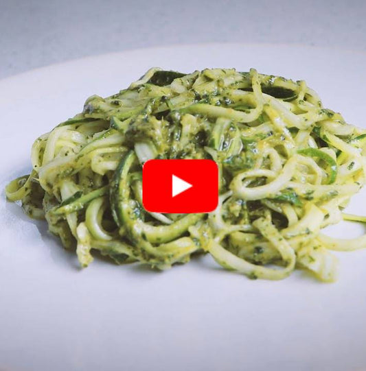 Tigernut pesto with zoodles